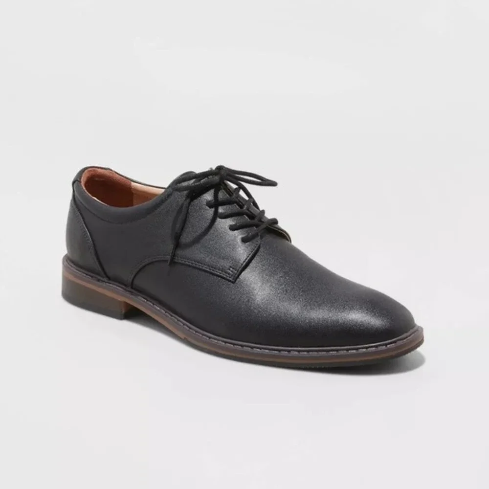 Men's Leo Dress Shoes by Goodfellow & Co Black Size 10.5‎ New With Tags